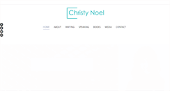 Desktop Screenshot of christynoel.com