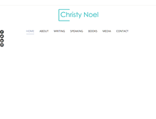 Tablet Screenshot of christynoel.com